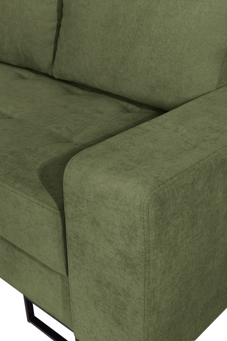 Narożnik TREVI prawostronny Wind 34 zielony szenil funkcja spania