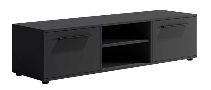Szafka RTV Modena 150cm kolor: Czarny