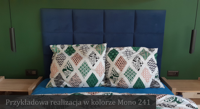 Panel tapicerowany 70x15 Mono 241 (Granatowy)