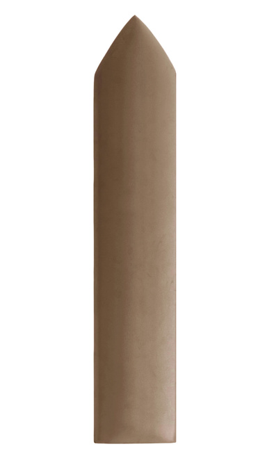 Panel tapicerowany płotek szpiczasty 100x30 Magic Velvet 2206 (Kawa z mlekiem)