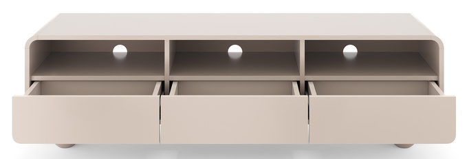 Szafka RTV Orion 160cm z szufladami w kolorze cashmere