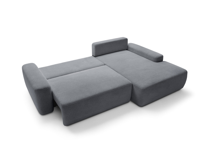 Narożnik OLMI M prawostronny Raven 18 grafitowy ciemny szary styl soft