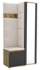 Dąb Artisan / Czarny \ Kremowy (Trinity 01)