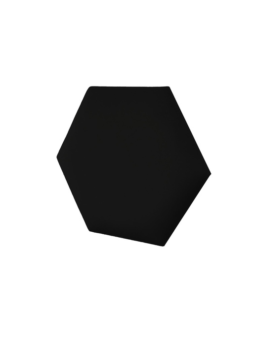 Panel tapicerowany heksagon 50cm Magic Velvet 2219 (Czarny)