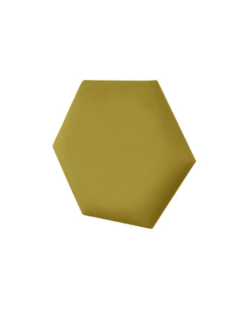 Panel tapicerowany heksagon 60cm Magic Velvet 2234 (Żółty)
