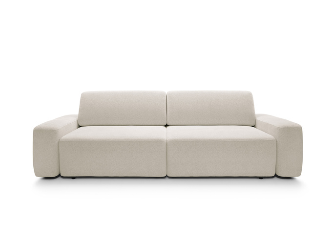Sofa OLMI Raven 24 Kremowa Ciepły Beż do salonu nowoczesna