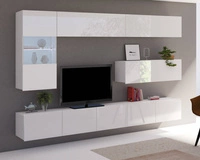 Biały / Biały połysk \ Bez oświetlenia