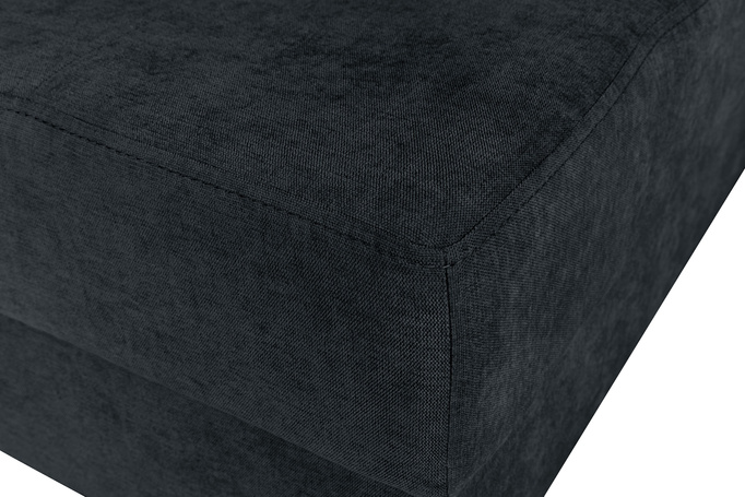 Narożnik TREVI prawostronny Wind 99 czarny szenil funkcja spania