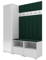 Biały \ Butelkowa zieleń (Trinity 28)