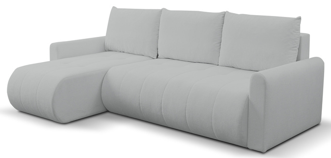 Narożnik Primo w tkaninie GERRA z funkcją spania i pojemnikiem na pościel