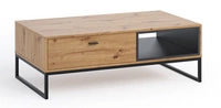 Dąb Artisan / Czarny
