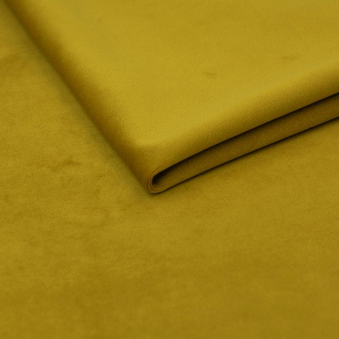 Panel tapicerowany płotek zaokrąglony 60x20 Magic Velvet 2234 (żółty)
