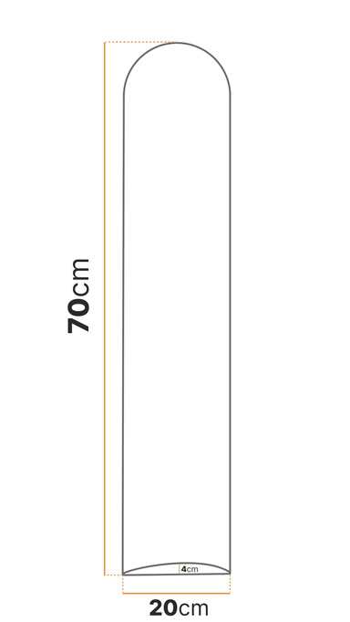 Panel tapicerowany płotek zaokrąglony 70x20 Magic 2235 (Soczysta zieleń)
