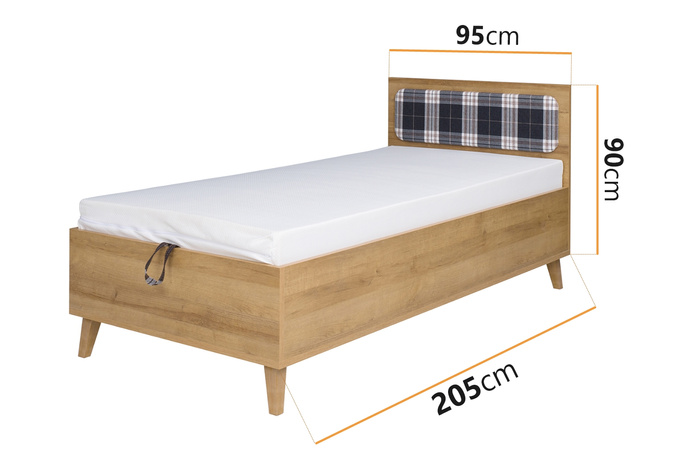 Łóżko młodzieżowe Aster