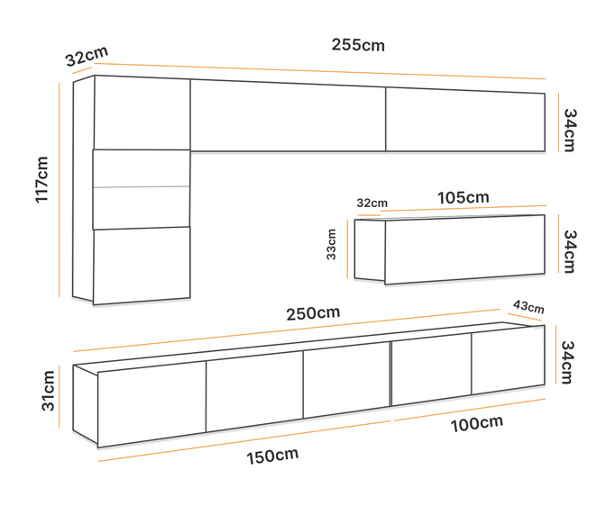Meblościanka Montreal III