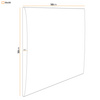 Panel tapicerowany 50x50 Mono 238 (Morski)