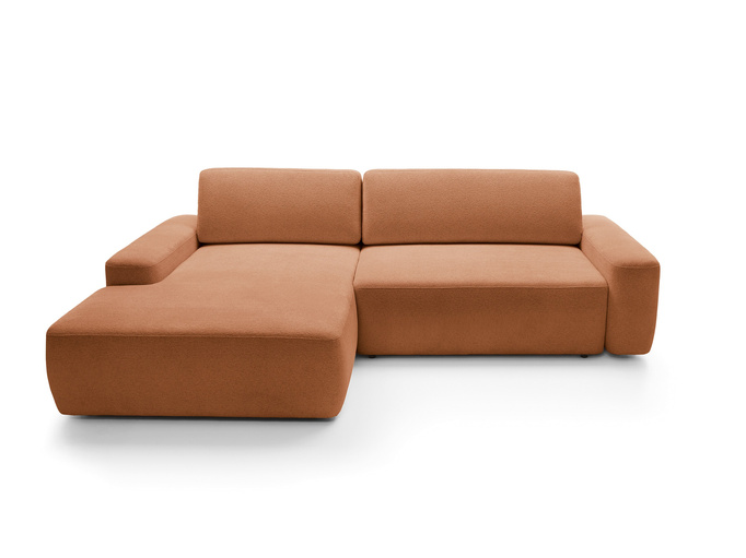 Narożnik OLMI M lewostronny Raven 44 terakota ceglasty styl soft