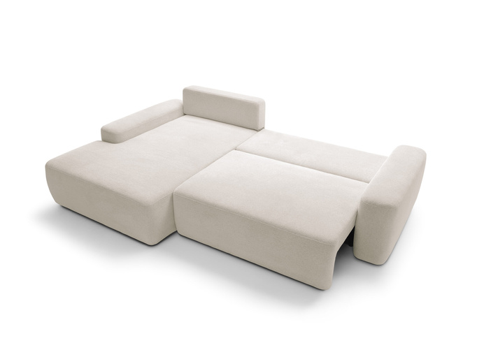 Narożnik OLMI M lewostronny Raven 24 beżowy piaskowy styl soft