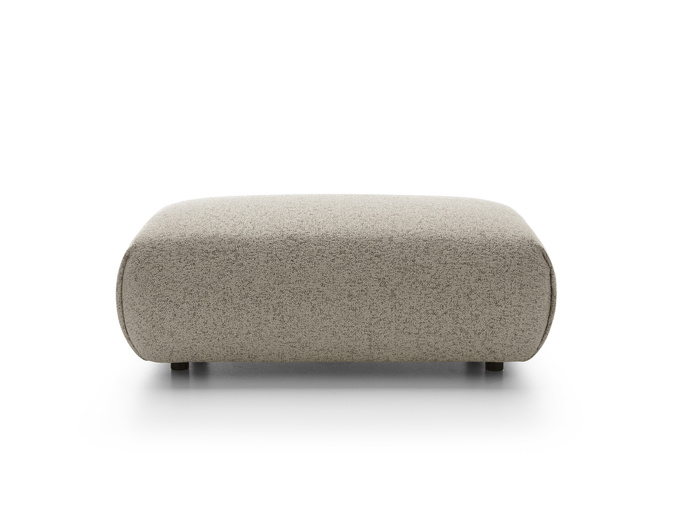 Pufa do narożnika VERNIO Puente 16 Zimny Beż Greige plecionka z bawełną