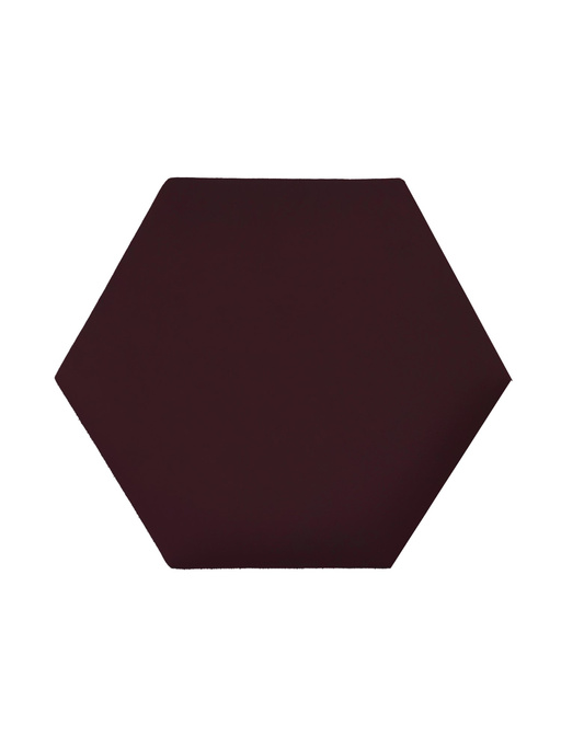 Panel tapicerowany heksagon 50cm Magic Velvet 2202 (Bordowy)