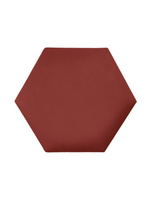 Panel tapicerowany heksagon 60cm Magic Velvet 2232 (Koralowy)
