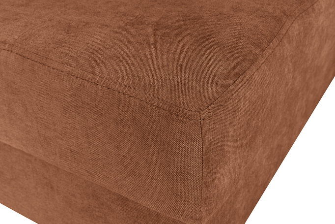 Narożnik TREVI prawostronny Wind 56 rdzawy ceglasty szenil funkcja spania