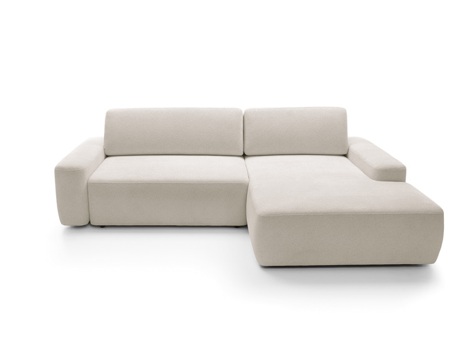 Narożnik OLMI M prawostronny Raven 24 beżowy piaskowy styl soft