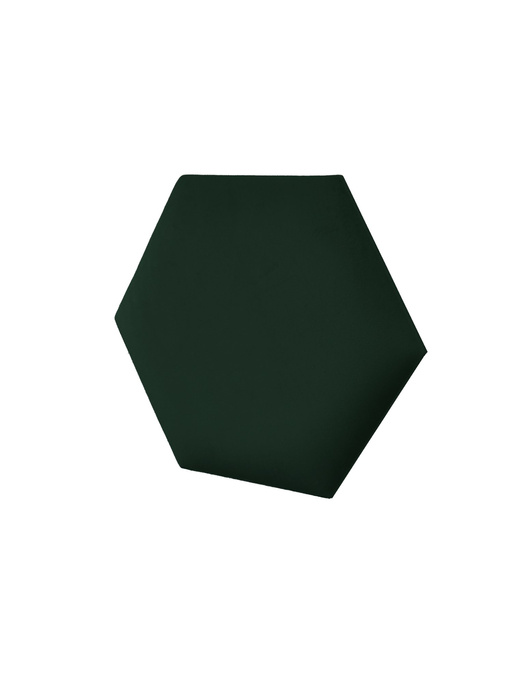 Panel tapicerowany heksagon 40cm Magic Velvet 2225 (Butelkowa zieleń)