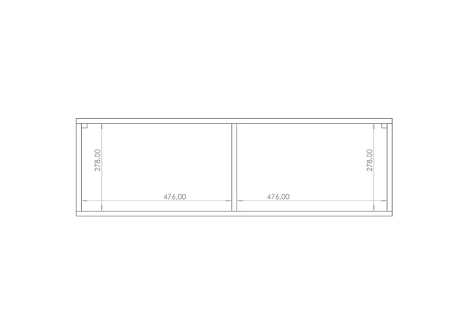 Szafka RTV Kolder 100 cm w kolorze cashmere i z ryflowanymi frontami