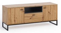 Dąb Artisan / Czarny