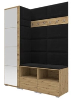 Dąb Artisan \ Czarny (Trinity 16)