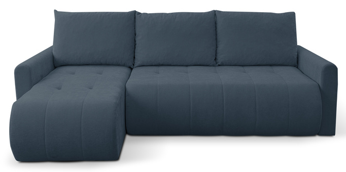 Narożnik Primo w tkaninie WIND z funkcją spania i pojemnikiem na pościel