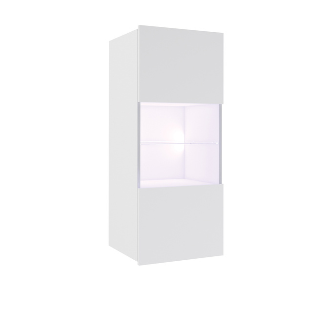 Meblościanka Montreal I kolor biały z dębem złotym