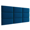 Panel tapicerowany 60x20 Magic Velvet 2203 (Błękit pruski)