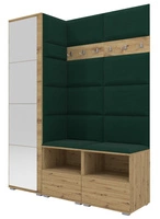 Dąb Artisan \ Butelkowa zieleń (Trinity 28)