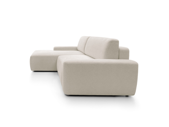 Narożnik OLMI M lewostronny Raven 24 beżowy piaskowy styl soft