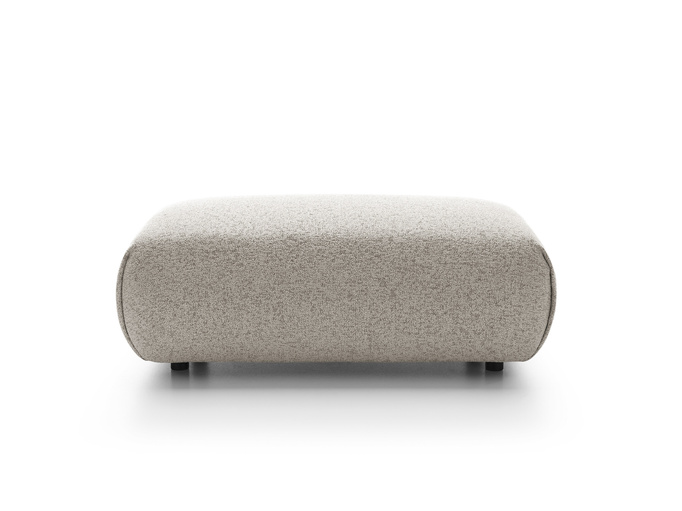 Pufa do narożnika VERNIO Puente 09 Kamienny Beż Stone plecionka z bawełną