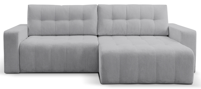 Narożnik Palermo w tkaninie POSO z funkcją spania i pojemnikiem na pościel