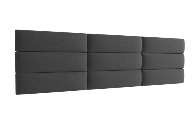 Panel tapicerowany 40x15 Manila 17 (Ciemno szary)