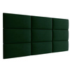 Panel tapicerowany 70x30 Manila 35 (Butelkowa zieleń)
