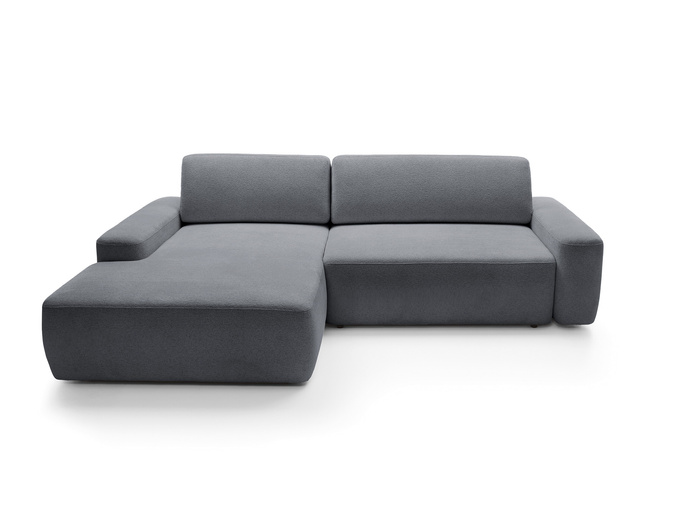  Narożnik OLMI M lewostronny Raven 18 grafitowy ciemny szary styl soft