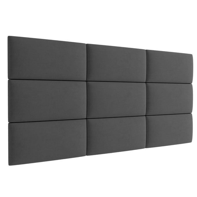Panel tapicerowany 70x20 Mono 247 (Ciemny szary)