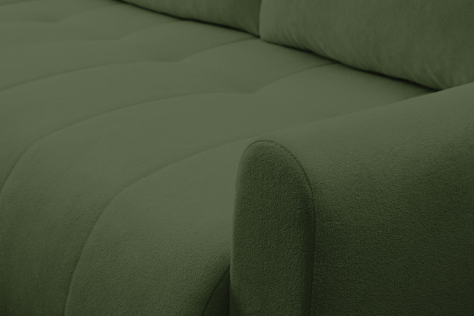 Narożnik Primo w tkaninie GERRA z funkcją spania i pojemnikiem na pościel