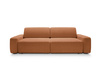 Sofa OLMI Raven 44 Miedziana Ruda do salonu nowoczesna