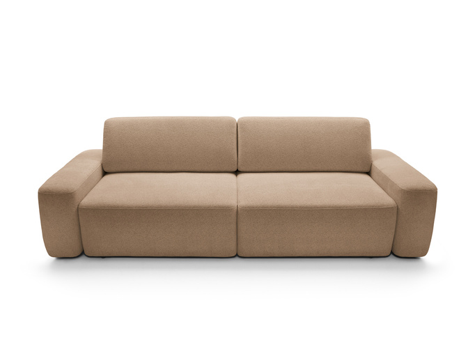 Sofa OLMI Raven 38 Brązowa Ciepły Brąz do salonu soft