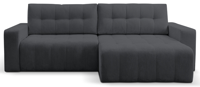 Narożnik Palermo w tkaninie POSO z funkcją spania i pojemnikiem na pościel