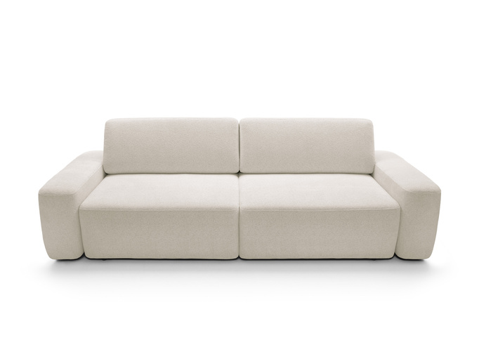 Sofa OLMI Raven 24 Kremowa Ciepły Beż do salonu nowoczesna