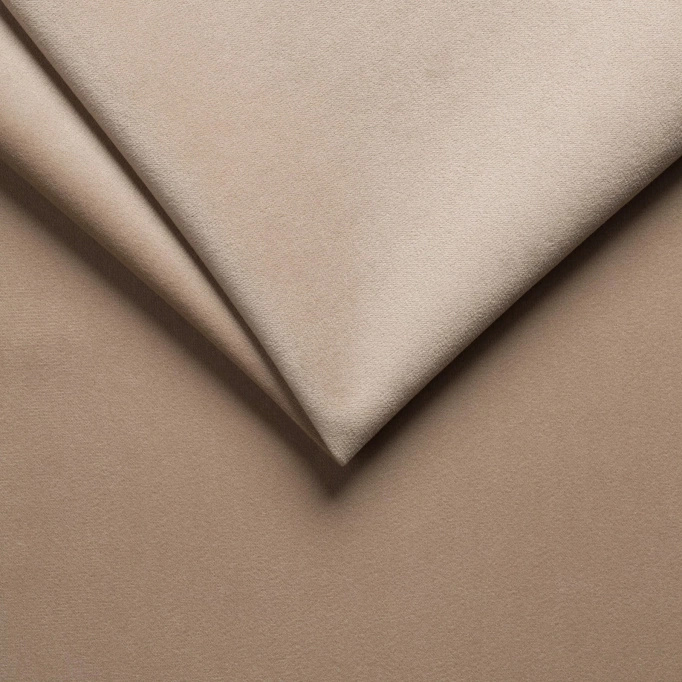 Tapicerowana garderoba Noris IV z lustrem - kolor biały + tkanina Trinity 04