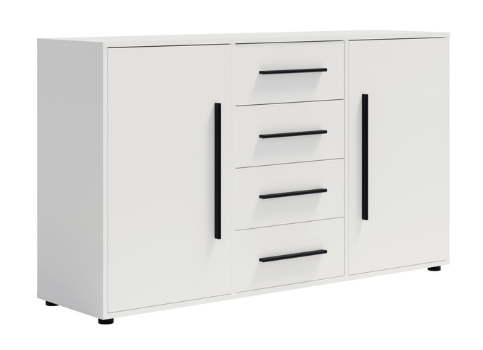 Komoda Modena K2D4SZ 150cm w kolorze białym