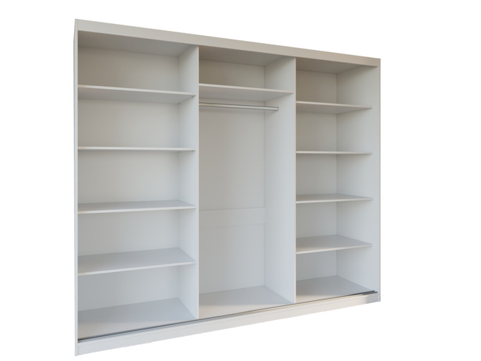 Szafa przesuwna MIRANO 250 cm dąb wotan styl loft